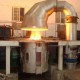 250KG induction steel scrap iron melting furnace machine