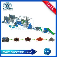 High Capacity Used Copper Scrap Telephone Wire Recycling Plant Line 500kg/H Granulating Machine